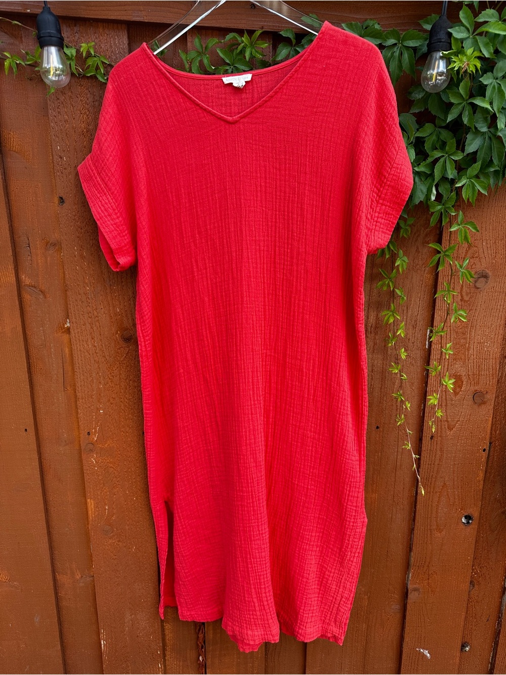 Eileen Fisher cotton gauze dress - Picture 2 of 8
